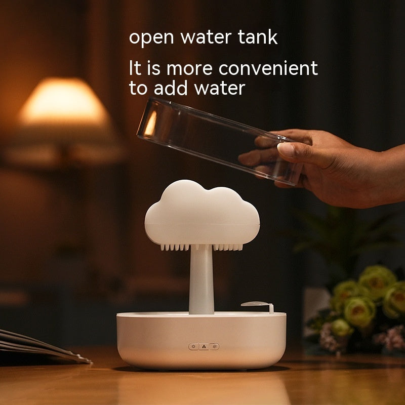 Aura Rain Diffuser – Soothing Light & Cloud Mist Humidifier