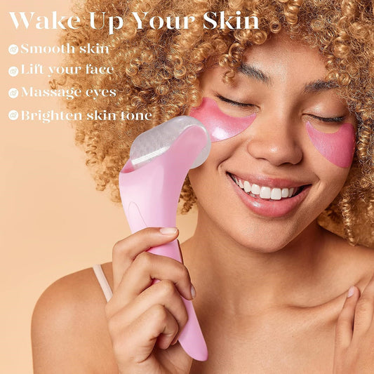 IceGlow Roller – Instant Cooling Facial Massage Tool