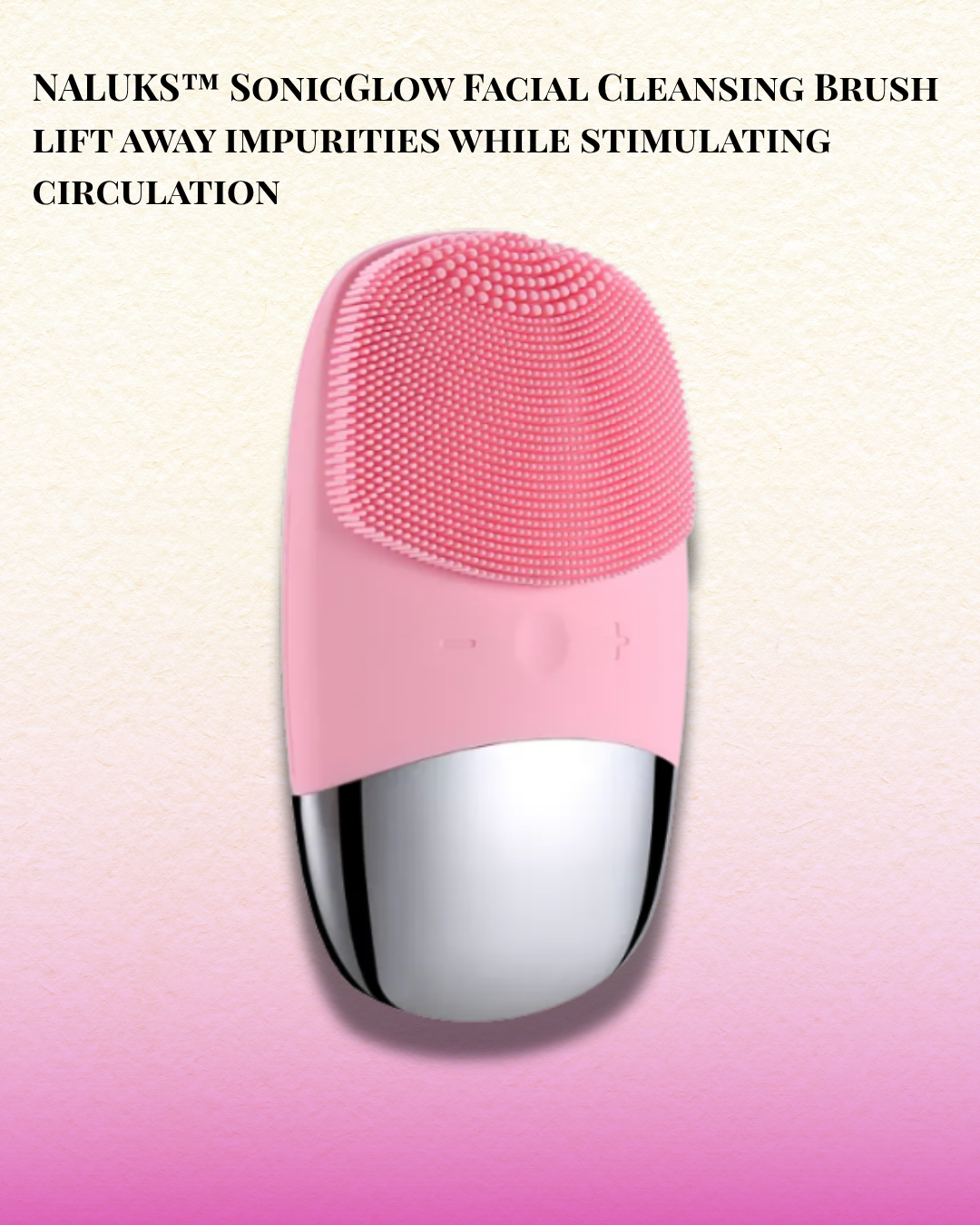 SonicGlow Facial Cleansing Brush – Deep Clean. Soft Touch. Radiant Skin.